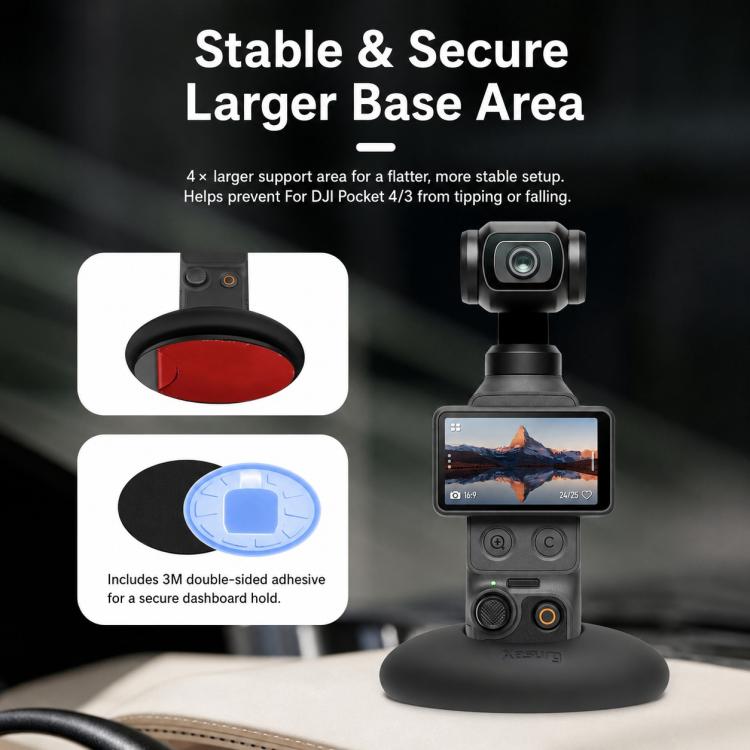 Xasurg Silicone Base Desktop Stand — Black