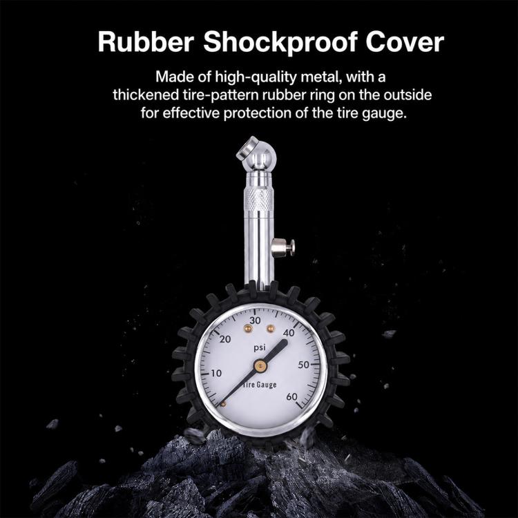 Car High Precision Metal Tire Pressure Gauge