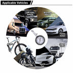 Car High Precision Metal Tire Pressure Gauge