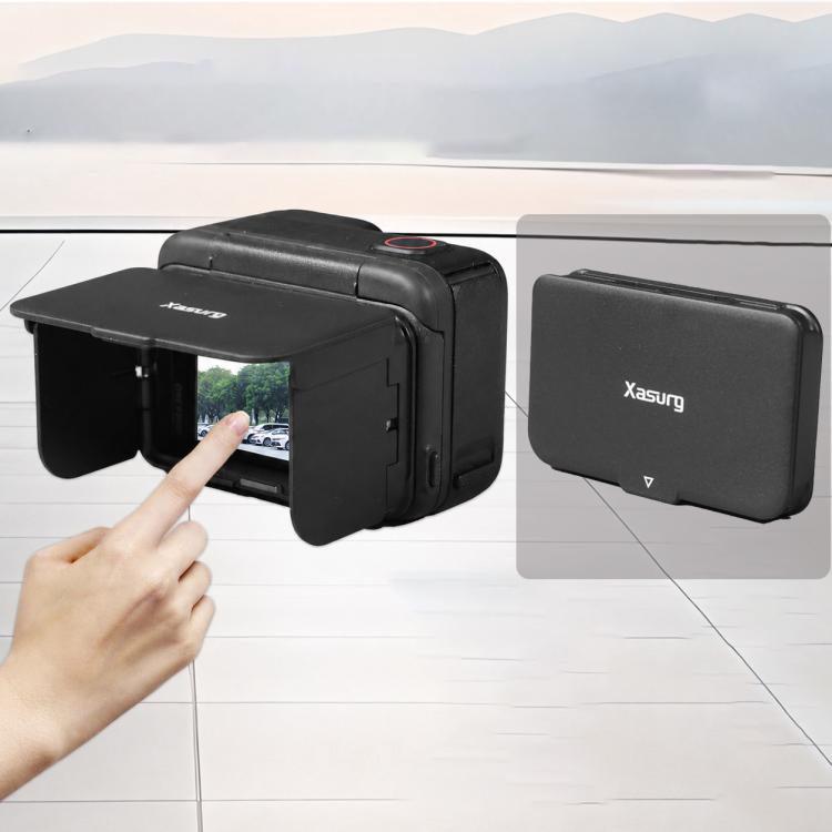 Xasurg Magnetic Sun Hood Foldable Screen Shade For DJI Action 6 / Insta Ace Pro / Ace Pro 2