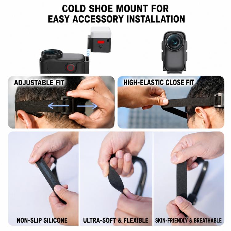 Xasurg Magnetic Clip Multi-Function Fixed Mount with Head Strap