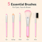 5 PCS/Set Makeup Brush Set Beauty Tools Eyeshadow Brush Sponge Brush — view 6