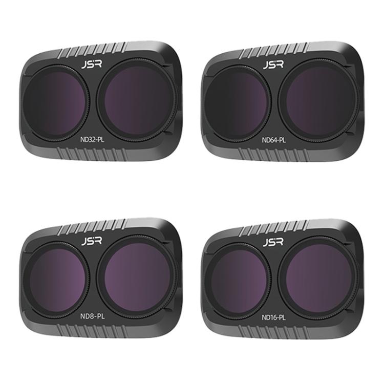 For DJI Osmo Pocket 4P JSR KB Series Clip-on Camera Lens Filter — 4 in 1 CPL ND8/16/32
