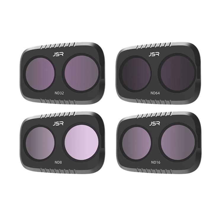 For DJI Osmo Pocket 4P JSR KB Series Clip-on Camera Lens Filter — 4 in 1 ND8-64PL