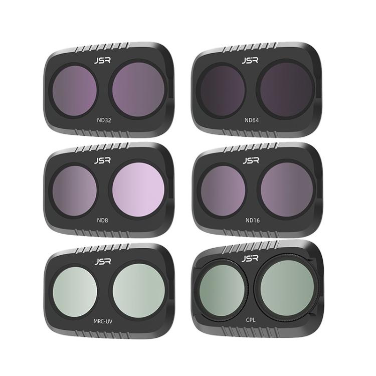 For DJI Osmo Pocket 4P JSR KB Series Clip-on Camera Lens Filter — 4 in 1 ND8-16