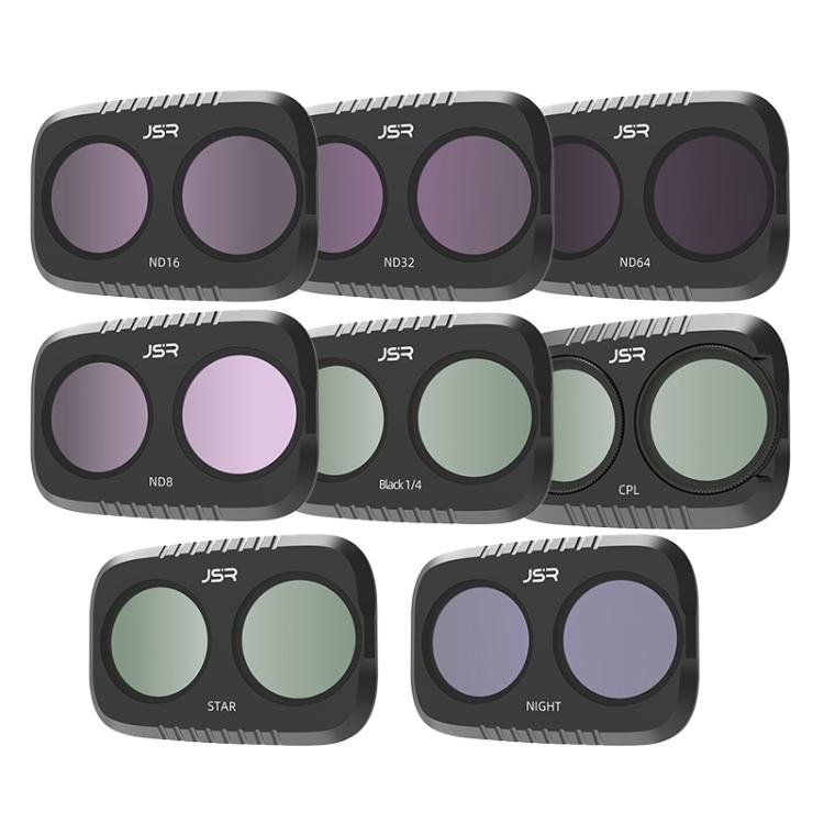 For DJI Osmo Pocket 4P JSR KB Series Clip-on Camera Lens Filter — 6 in 1 Mixed Filter