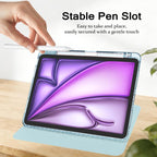 Magnetic Detachable Dual-Clasp Acrylic Rotation Tablet Case