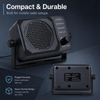 NSP-150V Car Radio External Speaker with Volume Control and Adjustable Stand