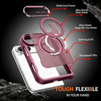 Armor-style Hinge Protection Magnetic Ring Holder Phone Case
