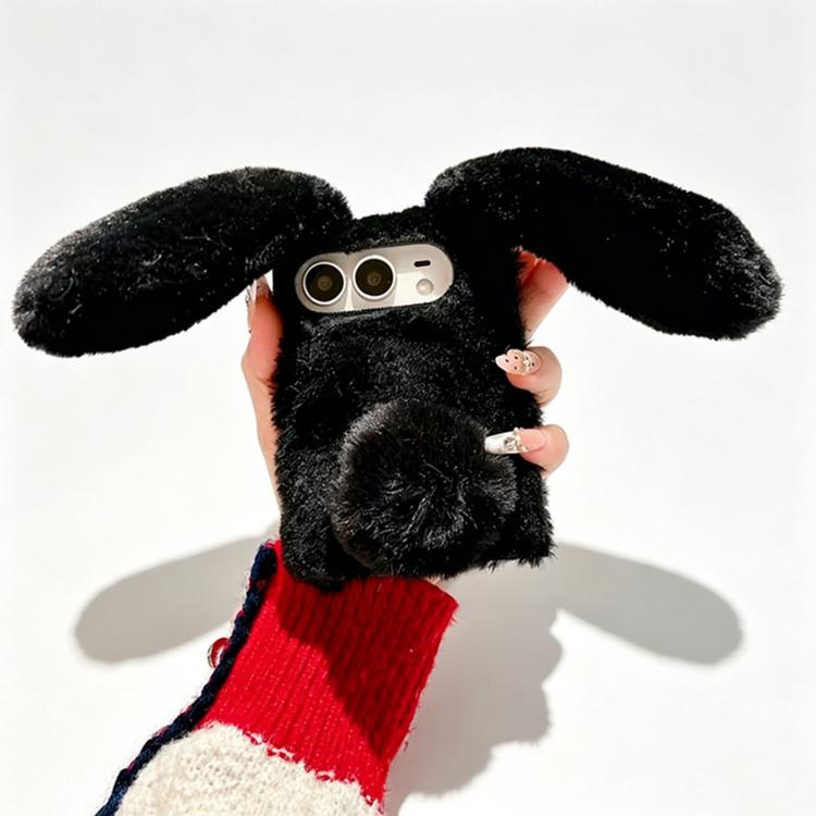 Foldable Plush Rabbit TPU Phone Case