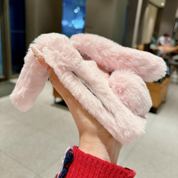 Foldable Plush Rabbit TPU Phone Case
