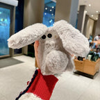 Foldable Plush Rabbit TPU Phone Case