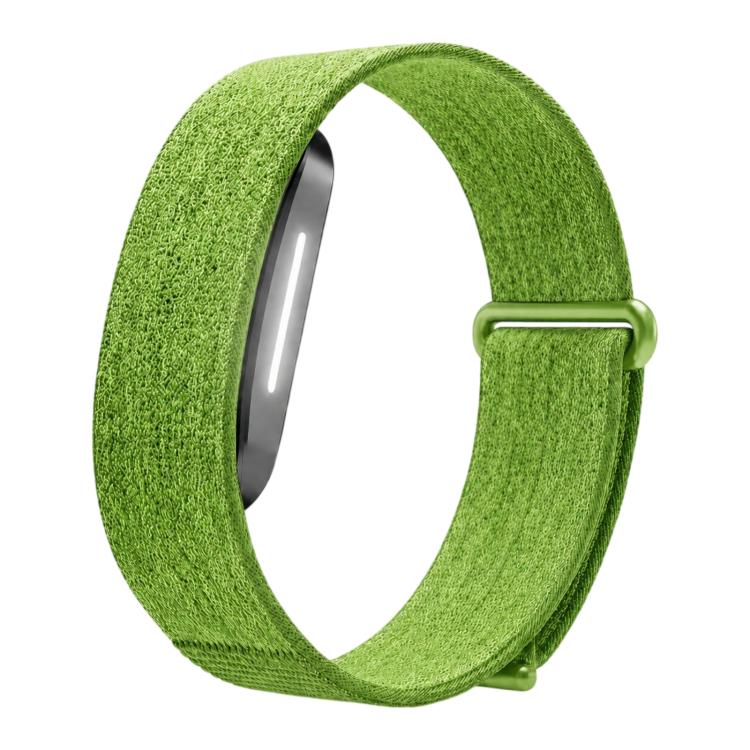 xDfind Woven Nylon Hook and Loop Fastener Watch Band — Army Green
