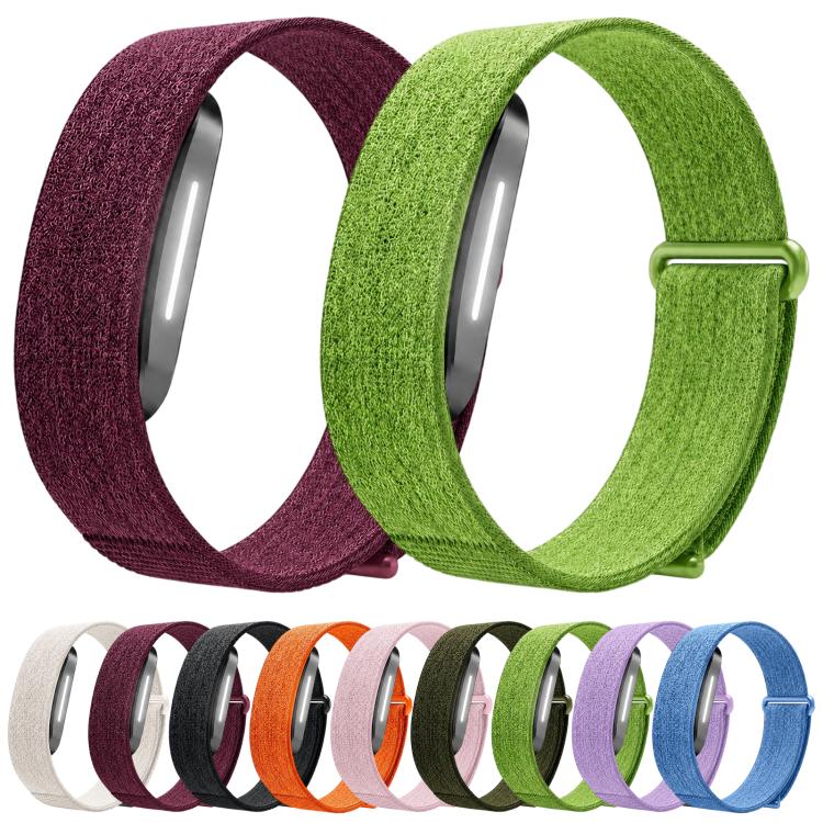 xDfind Woven Nylon Hook and Loop Fastener Watch Band