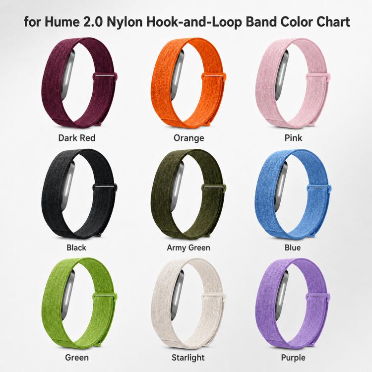 xDfind Woven Nylon Hook and Loop Fastener Watch Band