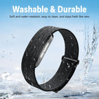 xDfind Woven Nylon Hook and Loop Fastener Watch Band