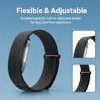 xDfind Woven Nylon Hook and Loop Fastener Watch Band