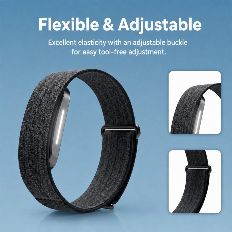 xDfind Woven Nylon Hook and Loop Fastener Watch Band