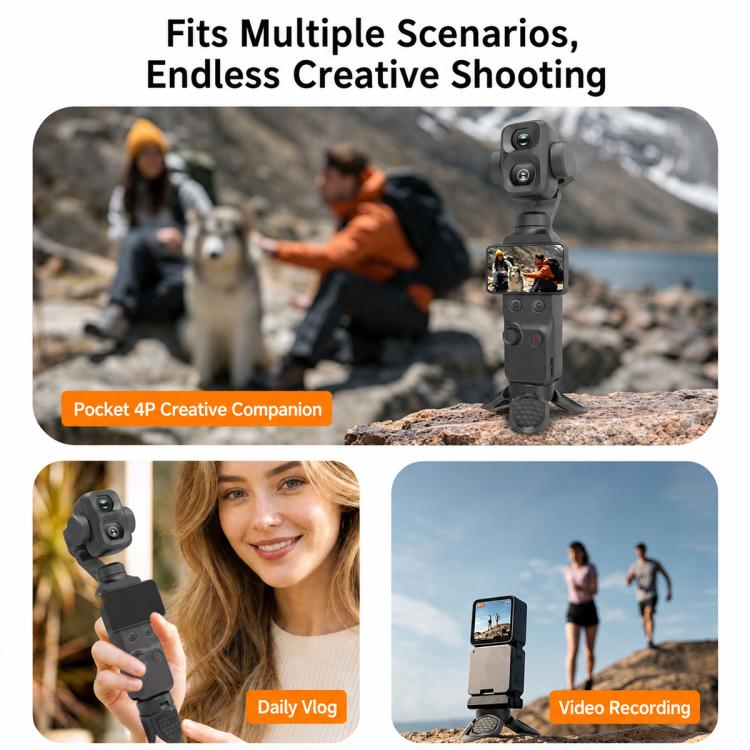 Portable Mini Tripod Desktop Holder with 1/4 inch Screw — view 8