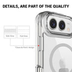 TPU + PC Hybrid 2.5mm Thick Shockproof Magnetic Phone Case with Holder