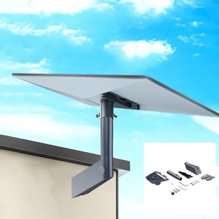 Outdoor Rooftop Wall-Mounted Auminum Alloy Mount Bracket, For Starlink Standard Gen3