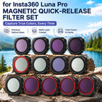 For Insta360 Luna Pro Magnetic Quick Release Lens Filter