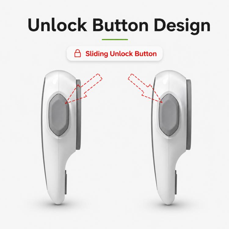 Built-in Oven Door Child-proof Lock Safety Latch — view 5