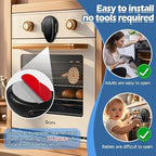 Built-in Oven Door Child-proof Lock Safety Latch — view 10