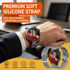 Press Button Quick Release Silicone Watch Band