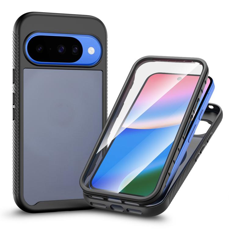 Starry Sky Matte Two-Tone TPU Hybrid PC Phone Case with Screen Protector