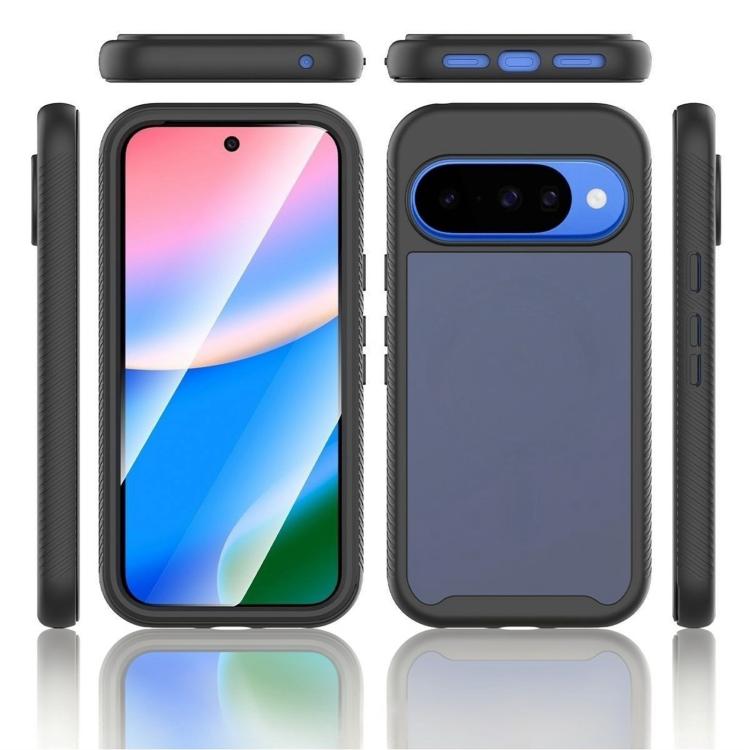 Starry Sky Matte Two-Tone TPU Hybrid PC Phone Case with Screen Protector