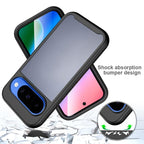 Starry Sky Matte Two-Tone TPU Hybrid PC Phone Case with Screen Protector