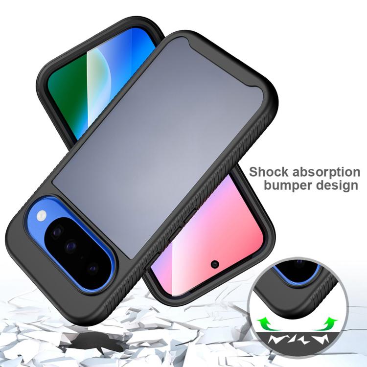 Starry Sky Matte Two-Tone TPU Hybrid PC Phone Case with Screen Protector