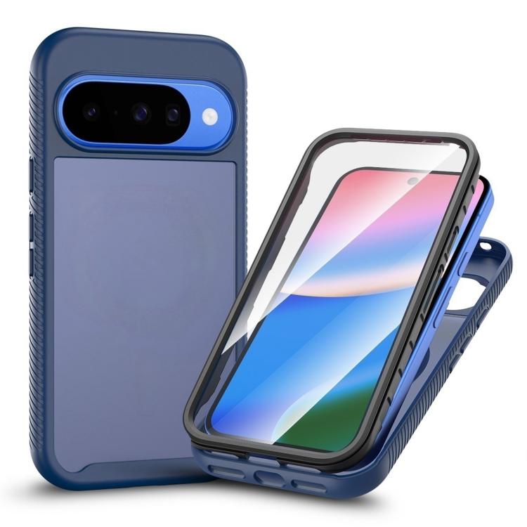 Starry Sky Matte Two-Tone TPU Hybrid PC Phone Case with Screen Protector