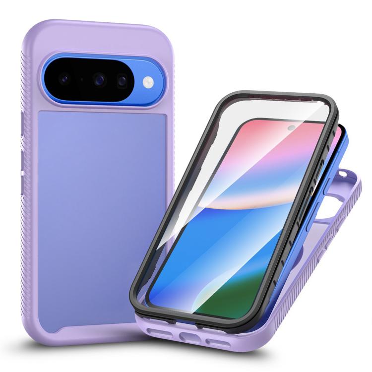 Starry Sky Matte Two-Tone TPU Hybrid PC Phone Case with Screen Protector