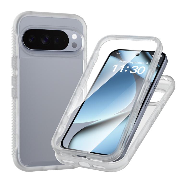 Starry Sky Matte Two-Tone TPU Hybrid PC Phone Case with Screen Protector