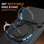 Camera Sliding Shield Magnetic Rotation Holder Phone Case