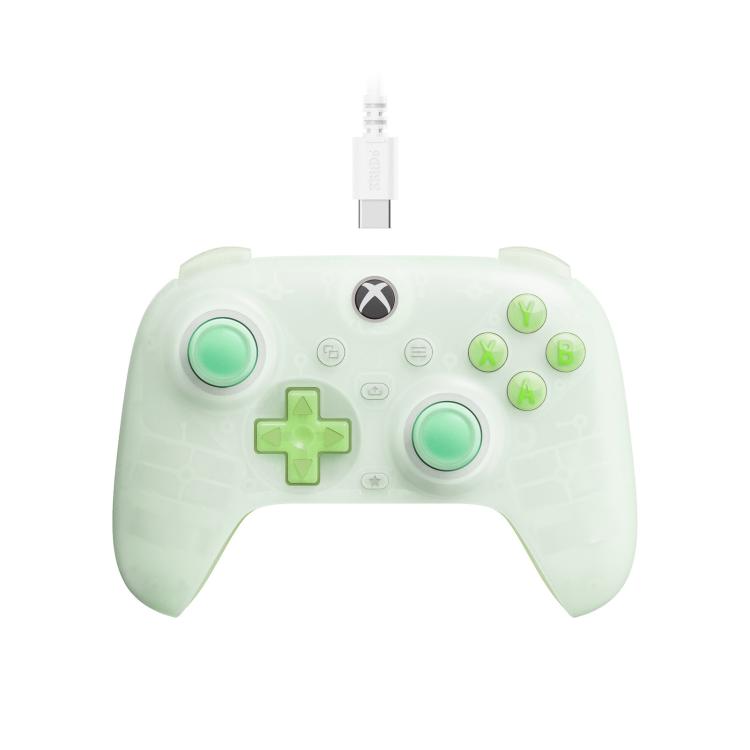 8BitDo Orion Mini Wired Gaming Controller with RGB Light — Translucent Pink