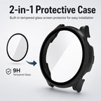 xDfind Tempered Film Integrated PC Watch Protective Case