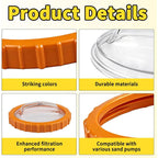Pool Nut Transparent Cap For Flowclear Sand Filter Cover — view 6