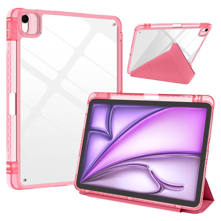 Buckle Detachable Deformation Leather Tablet Case
