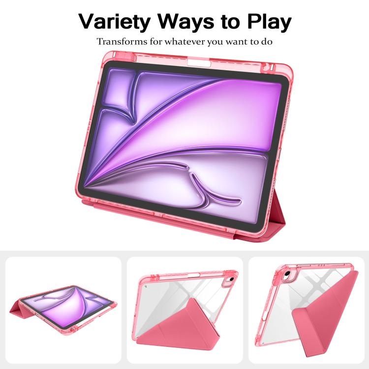 Buckle Detachable Deformation Leather Tablet Case