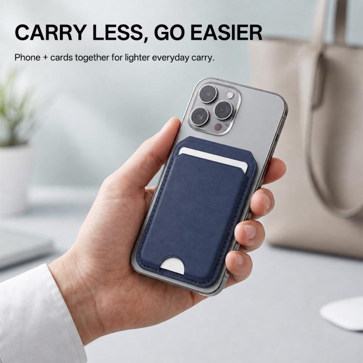 Square Mirror Hinge Folding Magnetic Card Bag