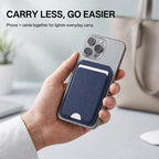 Square Mirror Hinge Folding Magnetic Card Bag
