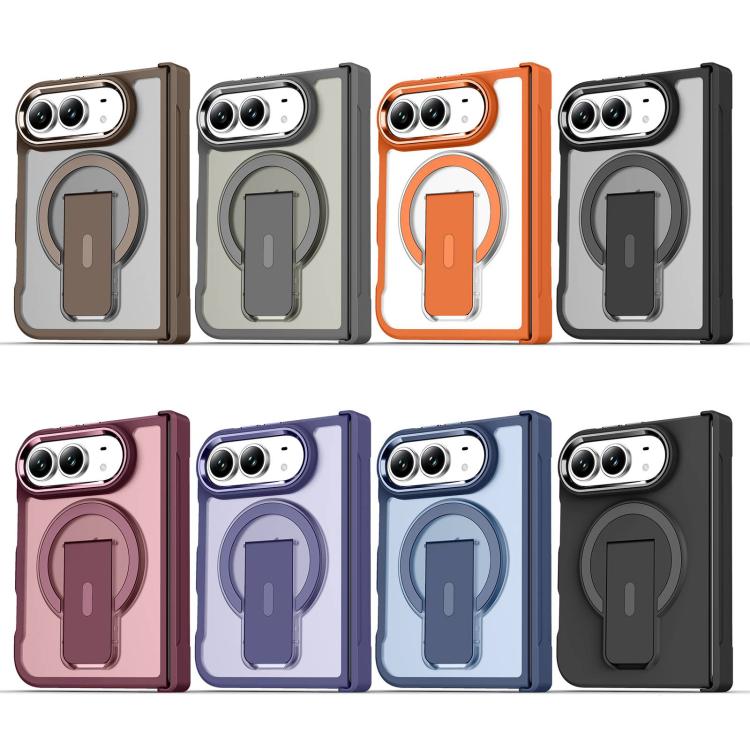 Acrylic Hybrid TPU MagSafe Holder Phone Case