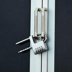 Adjustable Lock-Length Combination Lock for Cabinet Door Handles