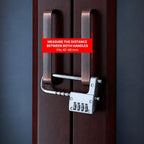 Adjustable Lock-Length Combination Lock for Cabinet Door Handles — view 9