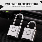 All-Metal Combination Padlock Heavy-Duty Lock for Warehouse & Garden Gate — view 9