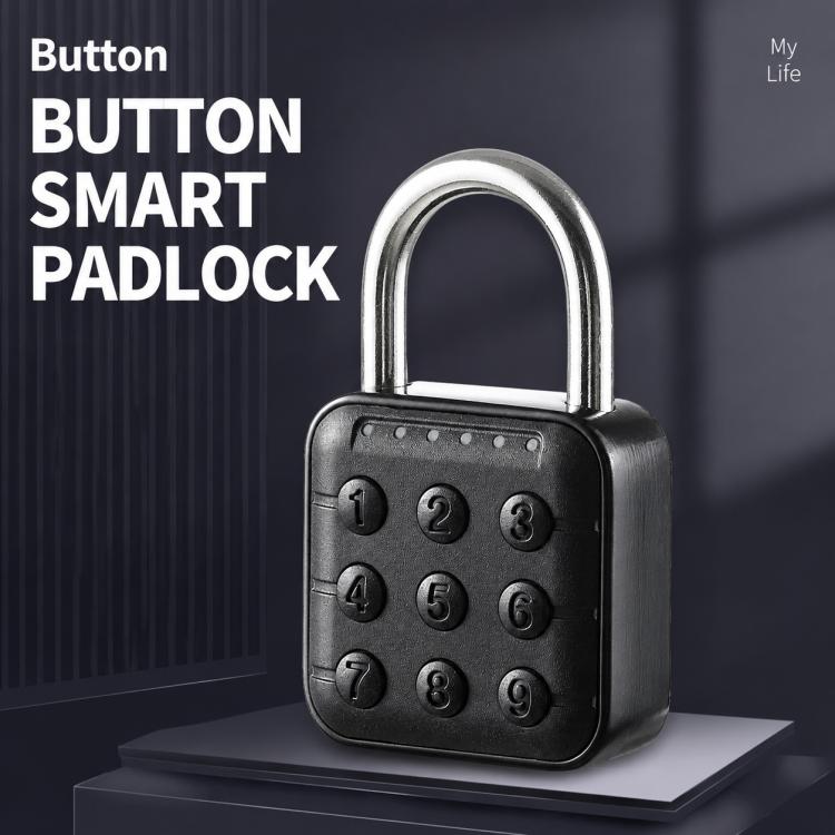Keypad Smart Combination Padlock Waterproof Security Lock for Cabinets & Gates — view 5