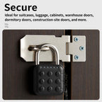 Keypad Smart Combination Padlock Waterproof Security Lock for Cabinets & Gates — view 6